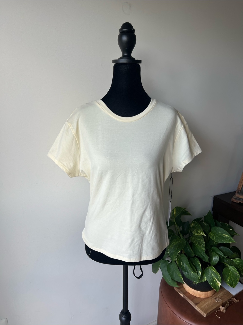 Better Together Classic Women's Crewneck Tee in Buttery Yellow